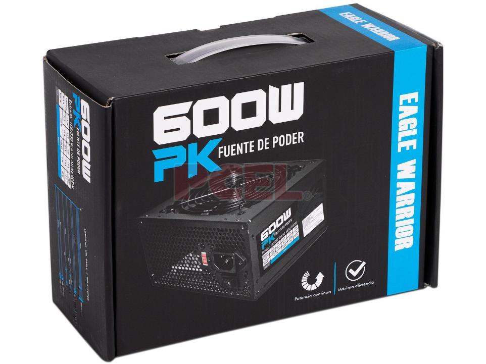 fuente de poder eagle warrior 600w