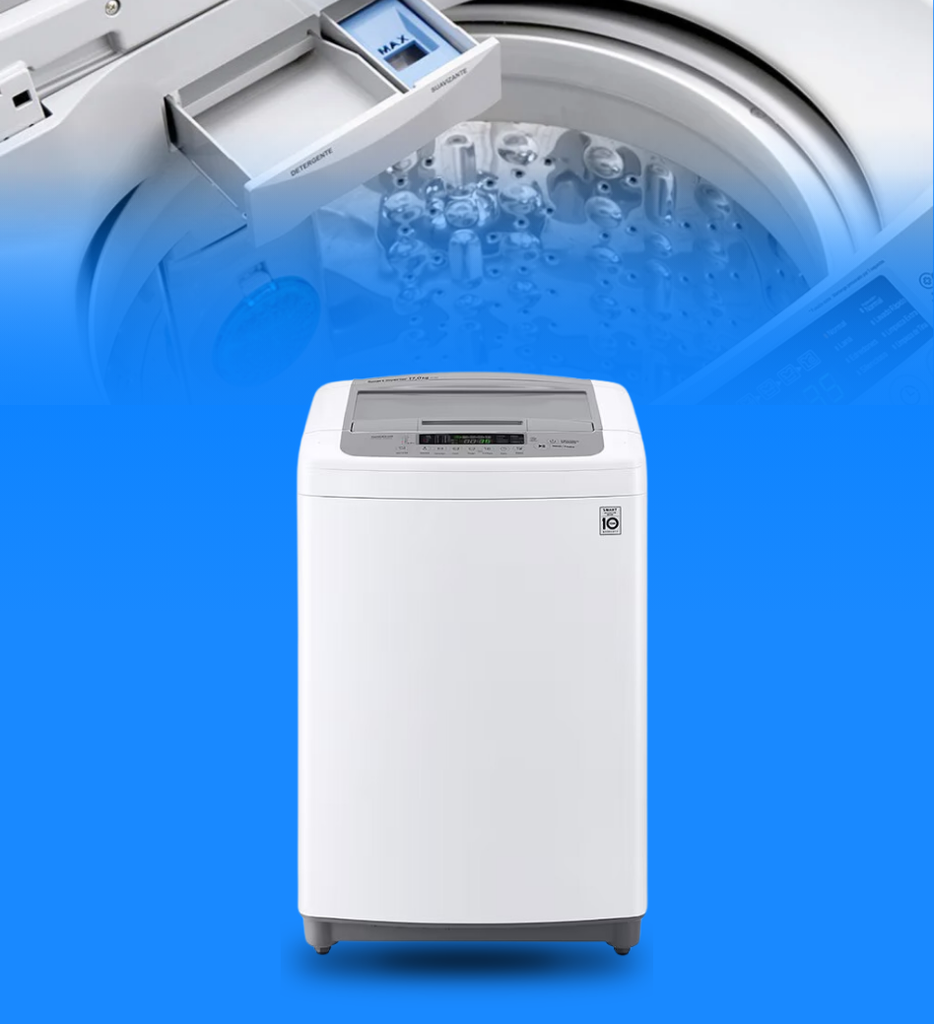 Lavadora LG WT17WPBK 17KG Motor LG Smart Inverter Color