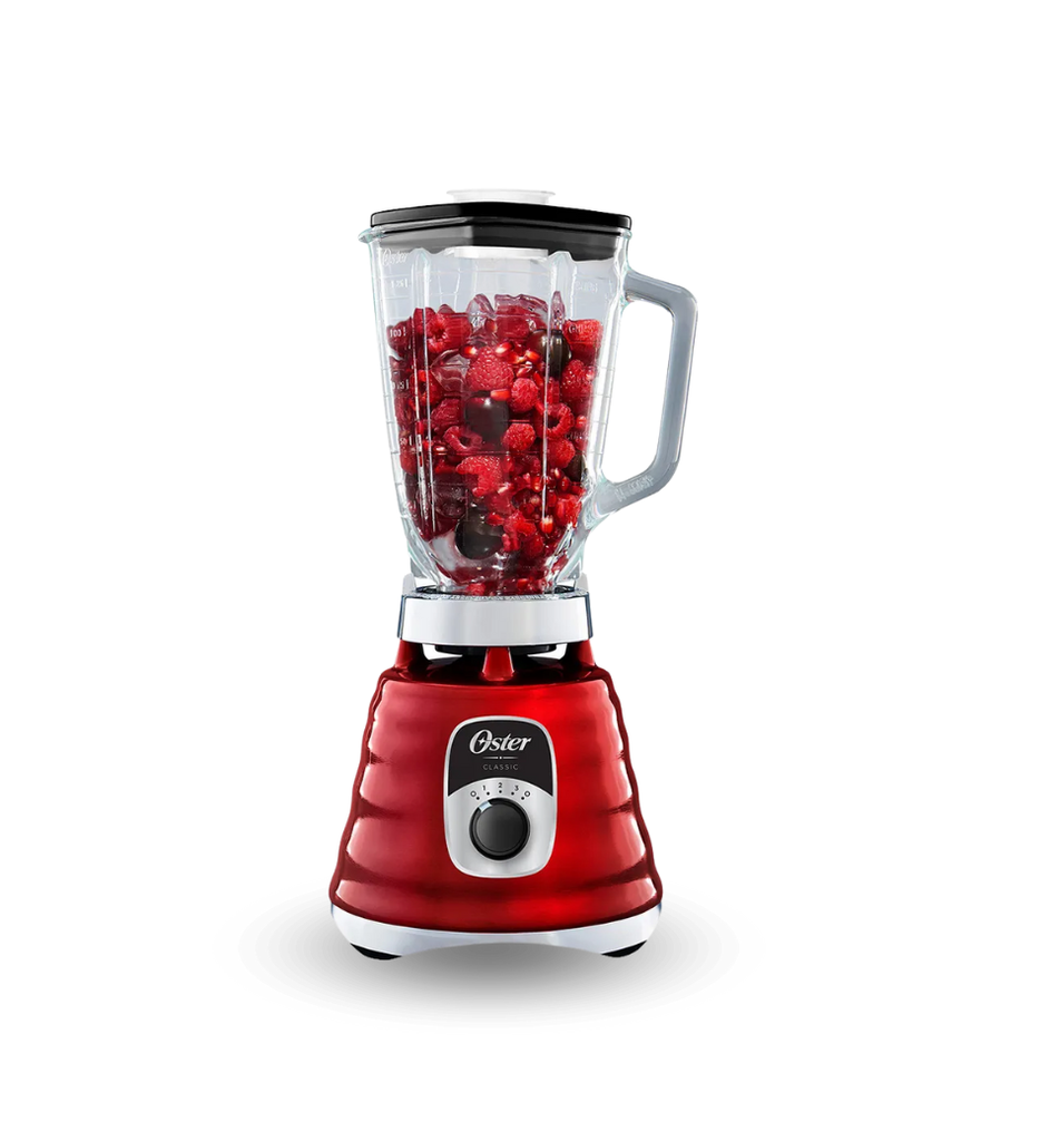 Licuadora Clasica  Oster BLST4126R-013 con Perilla Ergonomica de 3 Velocidades Color Roja