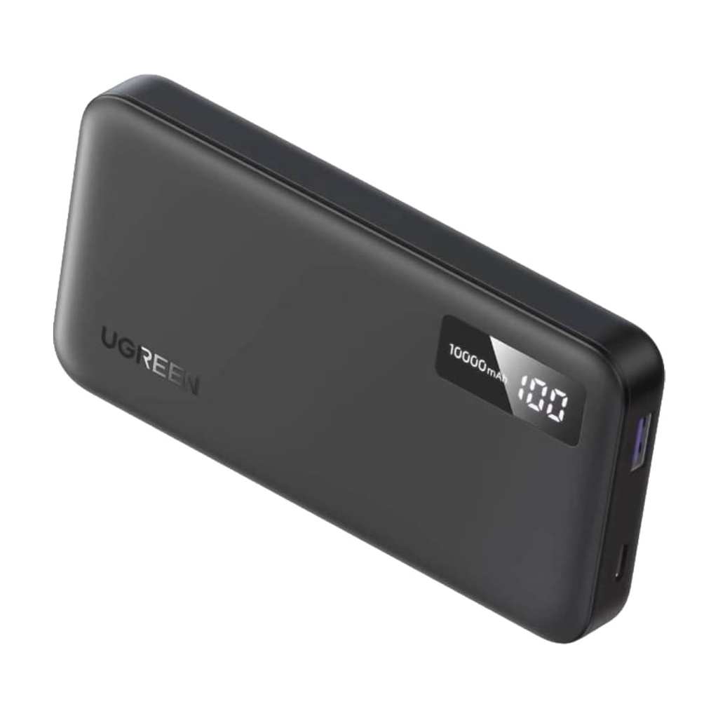 Bateria Externa Ugreen PB311 10000 mAh 22,5 W Carga Rapida Pantalla Digital 25742 Color Negro