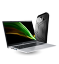 Laptop Acer Aspire 3 A315-59-53ER Core i5-1235U 256GB SSD 8GB RAM 15.6" 1920x1080 WIN11 Color Plateado Seminueva + Unidad de Estado Solido Externo Quimera QM-EXTZ5512 Tipo C a Tipo C RGB Metal 512GB