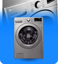 Lavadora Carga Frontal LG WM20VV26W 20 Kg Color Plateado