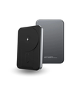 Cargador Portatil Argom ARG-PB-1162SL MS10 MagNetic Delgado de Aluminio 10000MAH Color Negro
