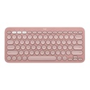 Teclado Logitech Pebble Keys K380S 920-011785 Color Rosado