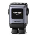 Cargador Ugreen X688 Robot Nexode 3 Puertos USB-C 1 Puerto USB-A 100W 45514B Color Negro