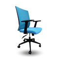 Silla de Oficina MG-WB-020-B1-BL MGK4001 De Tela Con Respaldo Color Celeste