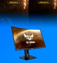 Monitor 27" Asus VG27VQ VA 1920X1080 165Hz 1Ms HDMI DP DVI Curvo Gris Freesync